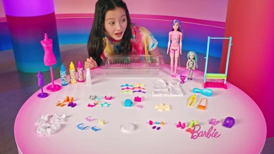 Barbie Color Reveal Tie Dye Fashion Maker Doll : Target