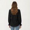 Anna-Kaci Women's Long Sleeve Eyelet Embroidered Top with V-Neckline and Ruffle Cuffs - 2 of 4