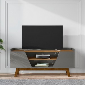 GDFStudio Ailey 53" Mid-Century Modern Wood TV Stand with Soft Close Doors - 1 of 4