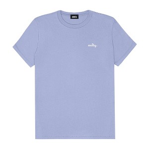 Dalix Salty Embroidery Cotton Tee Short Sleeve Casual Shirt Spring Summer Everyday Womens - 1 of 4