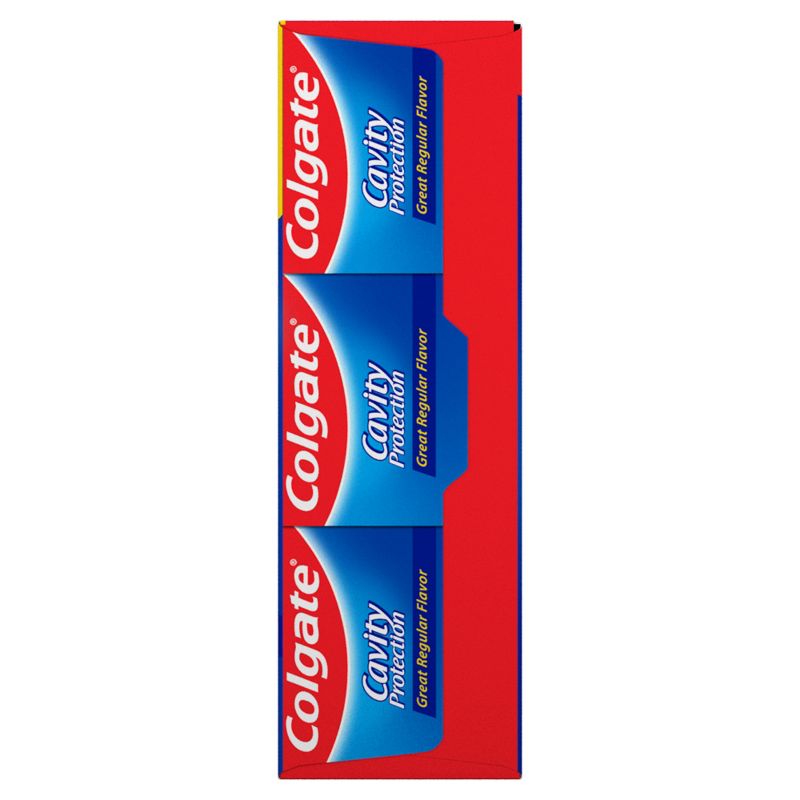 Colgate Cavity Protection Fluoride Toothpaste - Great Regular Flavor, 6 of 7