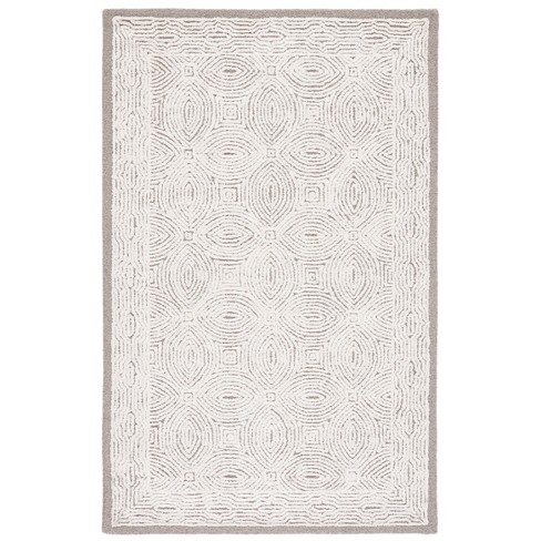 Abstract Abt575 Hand Tufted Area Rug - Beige/Ivory - 6'X9' - Safavieh :  Target
