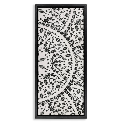 Stupell Industries Boho Fractal Pattern Study, 15" x 31"