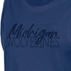 NCAA Michigan Wolverines Women's Tonal Tank Top - 3 of 3