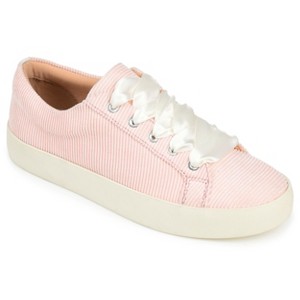 Journee Collection Womens Kinsley Round Toe Lace Up Sneakers - 1 of 4