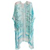 Shiraleah Blue Tropical Print Cover Up - 2 of 4