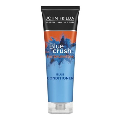 John Frieda Blue Crush for Brunettes Conditioner, Moisturization for Color Treated and Natural Hair - 8.3 fl oz