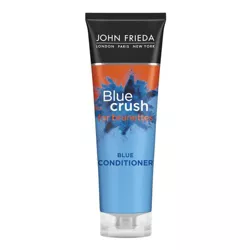John Frieda Blue Crush for Brunettes Conditioner, Moisturization for Color Treated and Natural Hair - 8.3 fl oz