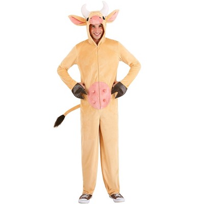 Halloweencostumes.com Large Brown Cow Adult Costume, Pink/brown : Target