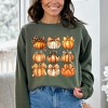 Simply Sage Market Women's Graphic Sweatshirt Coquette Fall Pumpkin Chart - 2 of 4