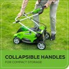 SUGIFT 12 Amp 14-Inch Electric Push Lawn Corded Mower With Grass Bag - 3 of 3
