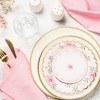 Sparkle and Bash 48 Pack Scallop Disposable Paper Plates 7 Inches - with Foil Accents, 6 Design Assorted - 2 of 4