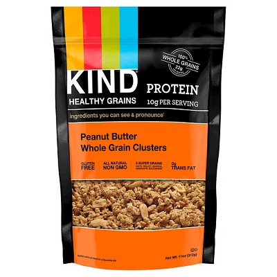 KIND Healthy Grains Protein Peanut Butter Whole Grain Clusters - 11oz