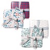 Two-Sided "Jolly Blues" & "Wreath" Heavyweight Christmas/Holiday Gift Wrap by Ramus & Co (Eight Sheets) - 4 of 4