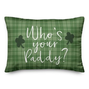 Creative Products Who's Your Paddy 20 x 14 Spun Poly Pillow - 1 of 3