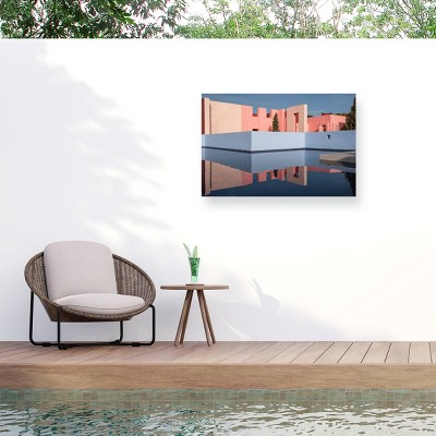 Trademark Fine Art - Linda Wride  Muralla Roja 26 Matted Framed Art