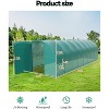 28x10x7.5ft Walk-in Greenhouse Tunnel ,Galvanized Steel Tunnel Greenhouse with Doors and Windows,for Home Gardening - 2 of 4