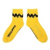 Peanuts 3D Charlie Brown and Snoopy Women's Quarter Crew Ankle Socks - 2 of 4