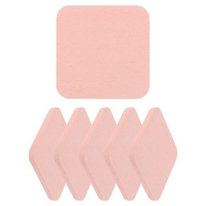 Unique Bargains Diatomite Water Absorbent Coasters Dish Drying Mats 4 x 4 Inch 6 Pcs - 1 of 4