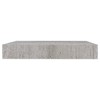 vidaXL Floating Wall Shelf Concrete Gray 9.1"x9.3"x1.5" MDF - 4 of 4