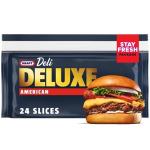 Kraft Deli Deluxe American Cheese Slices - 16oz/24ct - 1 of 4