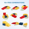 JOYMOR Toddlers 1-3 6-Piece Soft Play Climbing Set with Foldable Long Slide Foam Blocks - 2 of 4