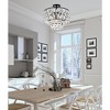 Elegant Lighting Mila 16 inch flush mount in black - 2 of 4