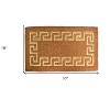HomeRoots 18" X 30" Brown Coir Outdoor Door Mat - 3 of 4