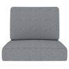Covers&All Outdoor Seat / Back Cushion with Highly Durable Olefin Fabric, 25 in L x 25½ in L x 5 in Thick - 2 of 4