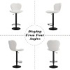 Adjustable Bar Stool, Bar Stools Set of 4, Modern Swivel Bar Chairs, Faux Leather Upholstered Swivel Bar Stools, for Home, Bar, Kitchen - 4 of 4