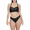 Women's Goddess T-back Busty Bralette - Skarlett Blue - 4 of 4