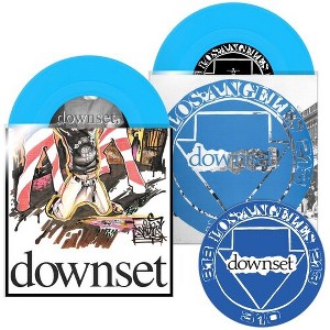 Downset - Anger/ritual & About Ta Blast 7"s - Blue (vinyl 7 inch single) - 1 of 1