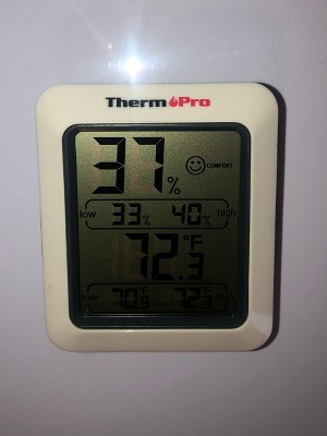 ThermoPro Indoor Hygrometer Thermometer Humidity Monitor Weather Station  with Temperature Gauge TP50W - The Home Depot