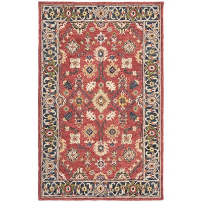 Oriental Weavers Alfresco 28404 Red/ Blue Indoor Area Rug - 3'6" x 5'6"