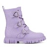Olivia Miller Girl's Love Me Combat Boots - 2 of 4