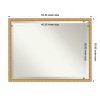 Amanti Art Lila Beveled Wood Framed Bathroom Vanity Wall Mirror - 3 of 4