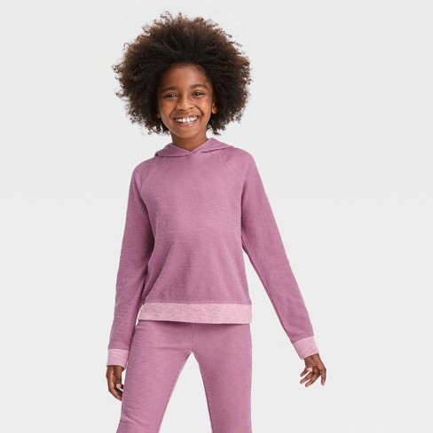 Girls' Zip-up Fleece Hoodie Sweatshirt - Cat & Jack™ : Target