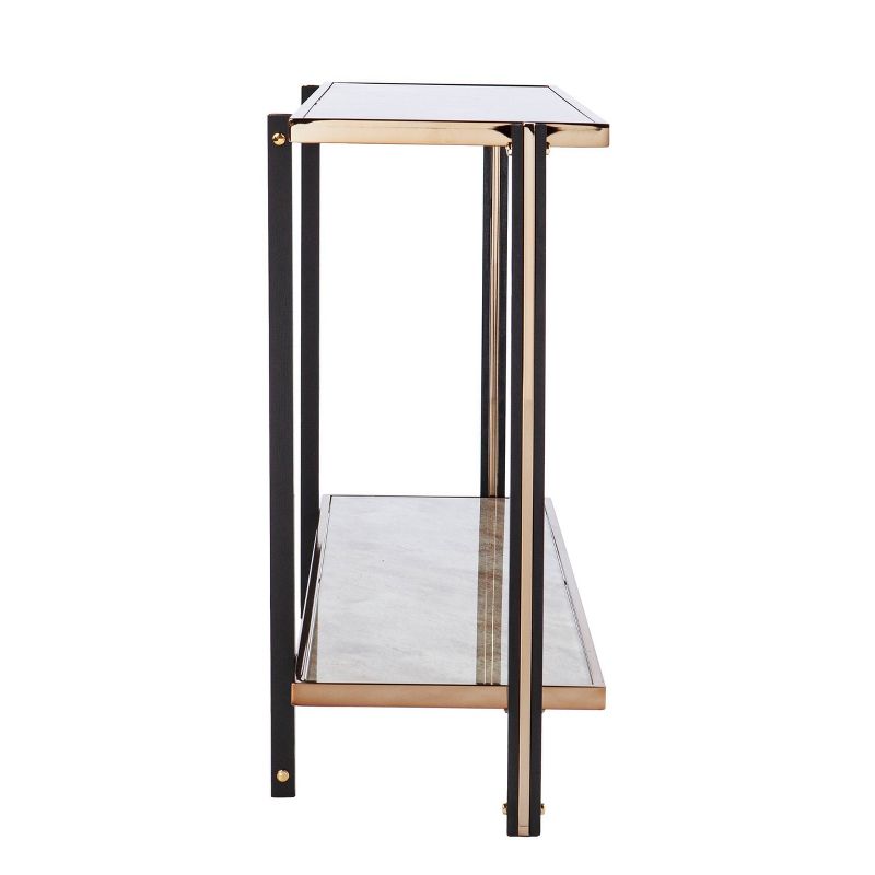 Carswaf Console Table with Mirrored Top Champagne - Aiden Lane, 4 of 11