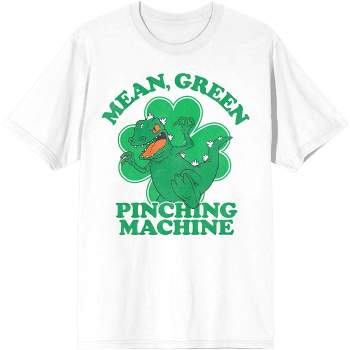 Rugrats Cartoon Mean Green Pinching Machine Mens White Graphic Tee Shirt