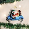 Old World Christmas 4.0 Inch Golf Cart Santa Ornament Tee Tree Ornaments - 3 of 3