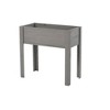 Chic Crate-Modern Raised Garden Bed – 31"x31"x16" Elevated Wooden Planter Box with Legs for Outdoor Herb & Vegetable Gardens - 3 of 4