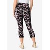 Roaman's Women's Plus Size Essential Stretch Capri Legging - 3 of 4