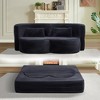 Double Corduroy Folding Floor-to-Ceiling Sofa Bed with Space-Saving, No Assembly, and Multi-Purpose - 2 of 4