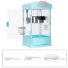 FONTOI 4/6/8/12/16 OZ Popcorn Machine with Stainless Steel Kettle Commercial Popcorn Maker with Scoop Oil Spoon and 3 Popcorn Cups - 3 of 4