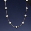 Ross-Simons 5-5.Mm Cultured Pearl Station Necklace in 14kt Yellow Gold - 4 of 4
