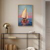 Art Remedy Contemplating at High Seas Beach Life Inspired Wall Art Framed - 2 of 4