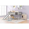 Twin Size Loft Bed with Slide, Stair and Chalkboard - 3 of 4