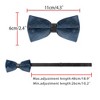 INSPIRE CHIC Men's Velvet Adjustable Pre-Tied Bow Tie - 3 of 4