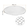 Unique Bargains Stainless Steel Round Cross Wire Barbecue Grill with Legs - 2 of 4