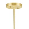 CWI Lighting Savannah 6 Light Chandelier With Gold Leaf Finish - 3 of 3